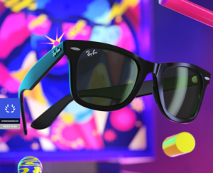 occhiali da sole 3D realizzati come motion director