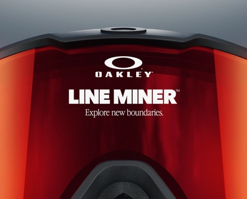 frame of the video sport oakley for the line miner mask